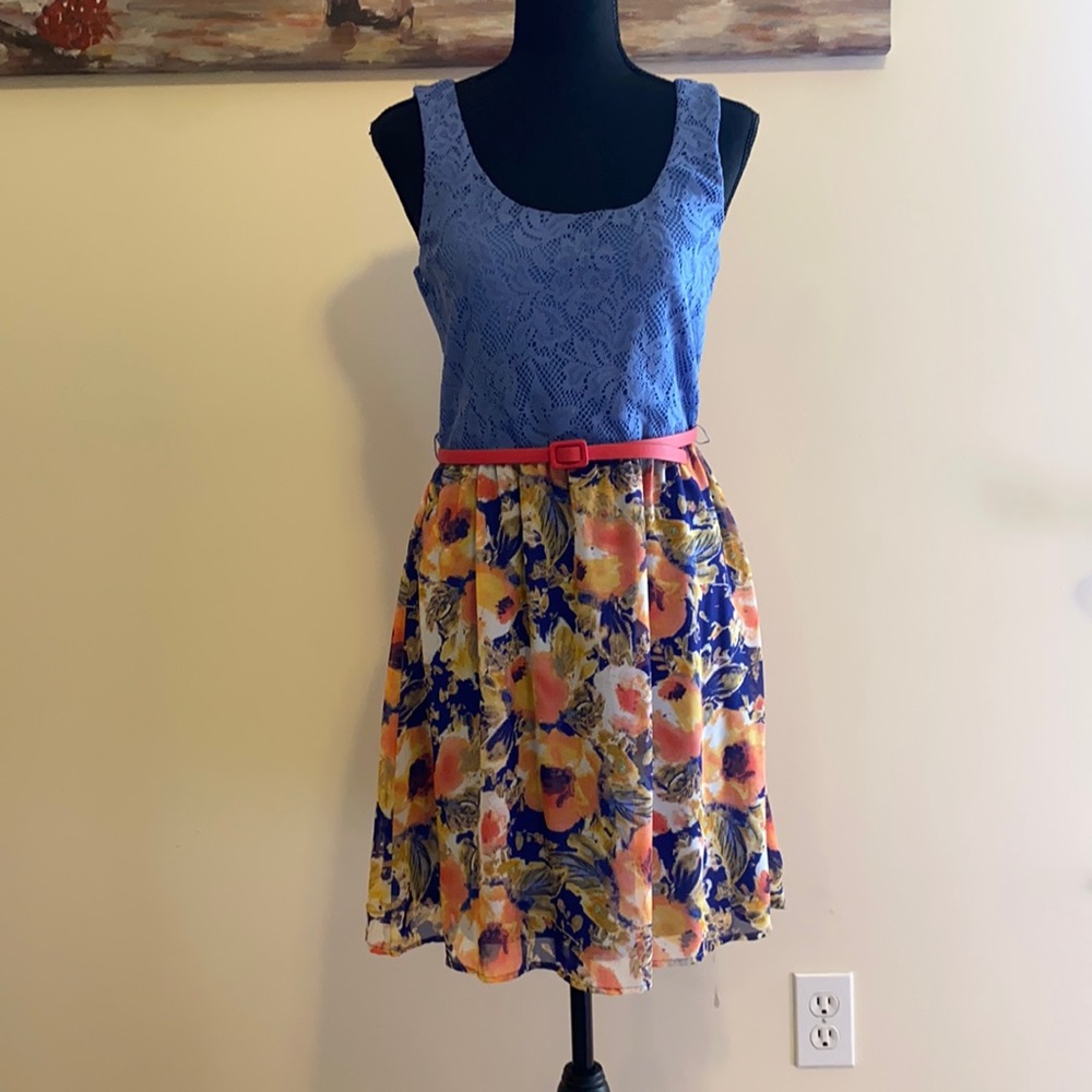 Floral mini dress